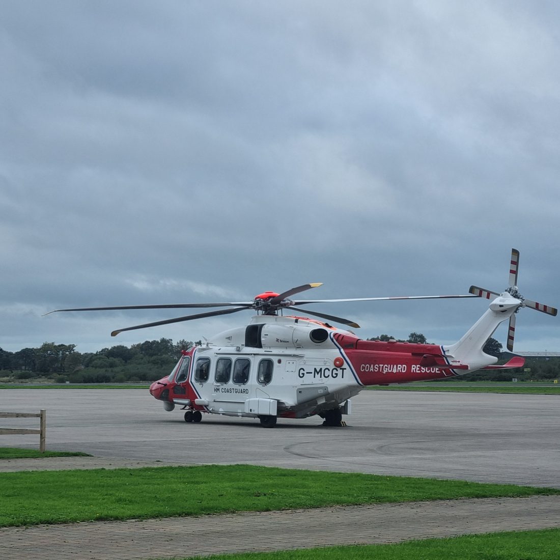 Coast guard helicopter