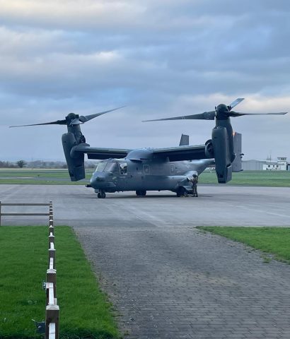 U.S. Air Force CV-22 Osprey Visits CLDA